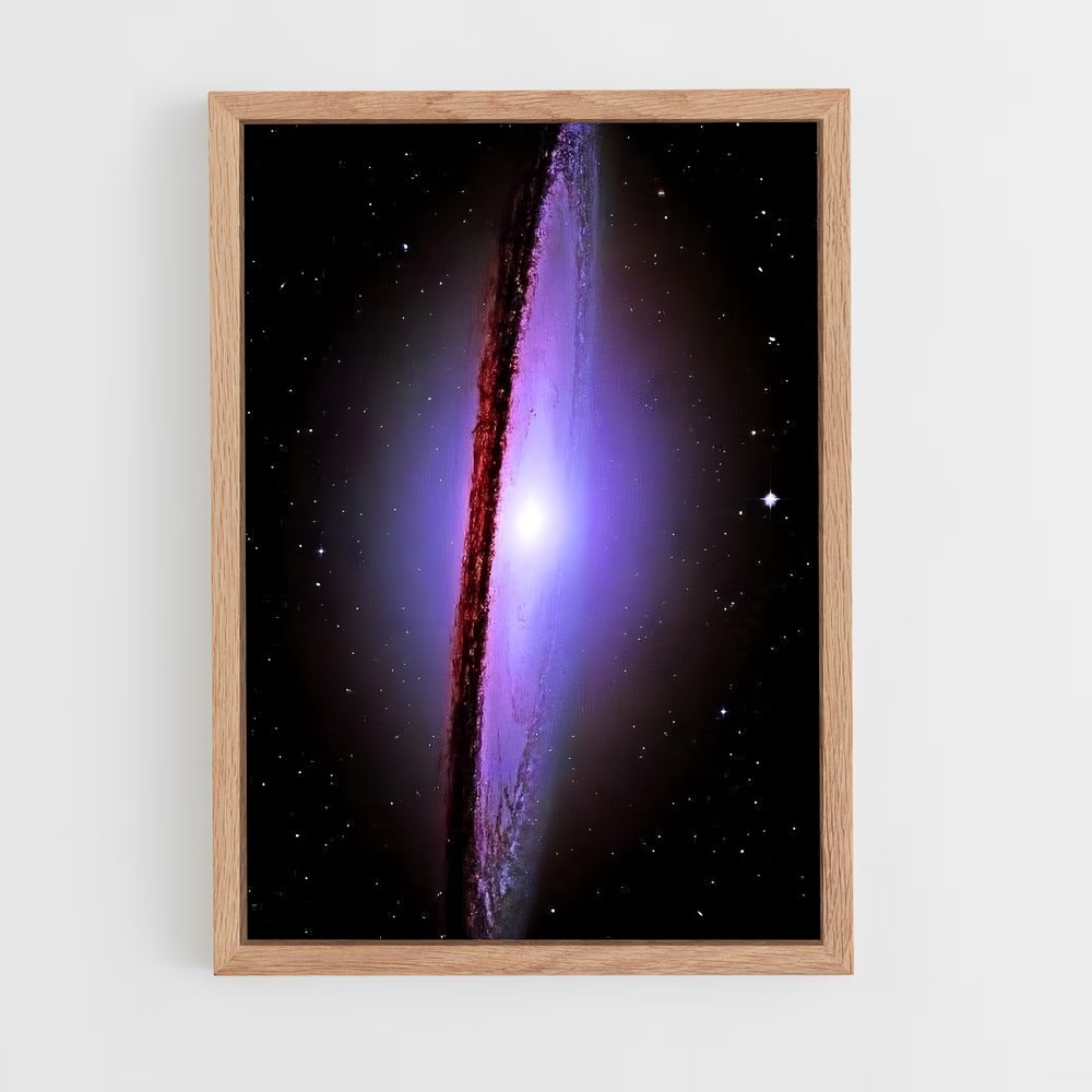 Poster magnifique galaxie Sombrero (vue 4)